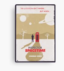 Inspector Spacetime Canvas Print