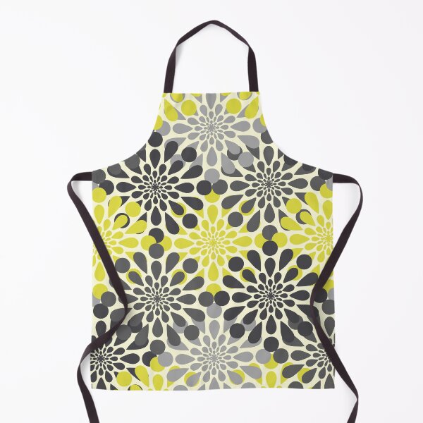 Item preview, Yellow and Gray Flower Pattern designed and sold by katiemarie2013.