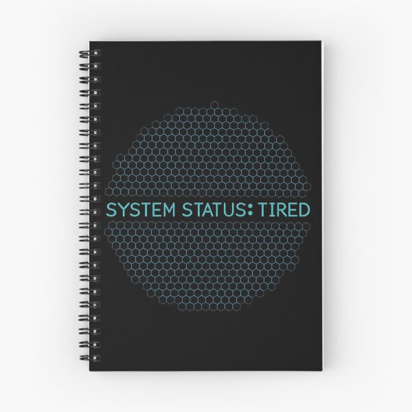 Item preview, System Status: Tired - Blue designed and sold by Timebird.