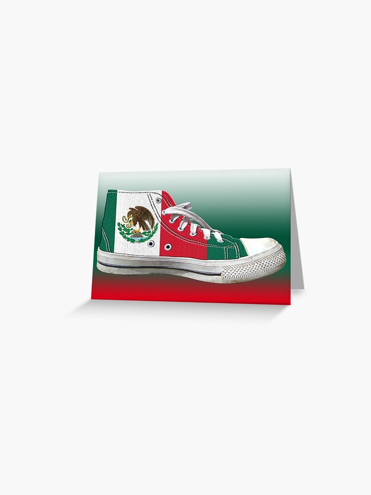 omdømme Bliv oppe pakke Hi Top Mexico Basketball Shoe Flag" Greeting Card for Sale by  admurphyphotos | Redbubble