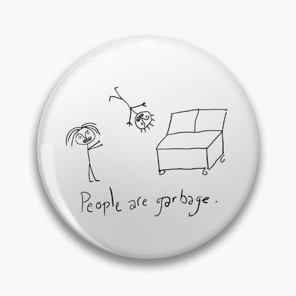Item preview, People are garbage. designed and sold by angstyhuman.