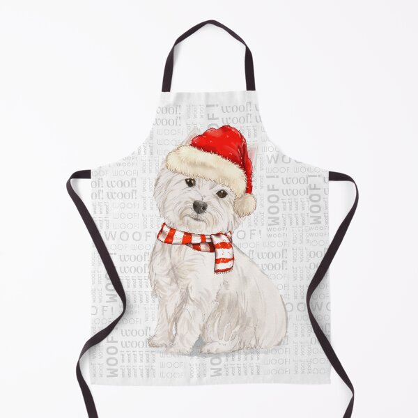 Artikelvorschau, West Highland Terrier Weihnachtshund entworfen und verkauft von SalonOfArt.