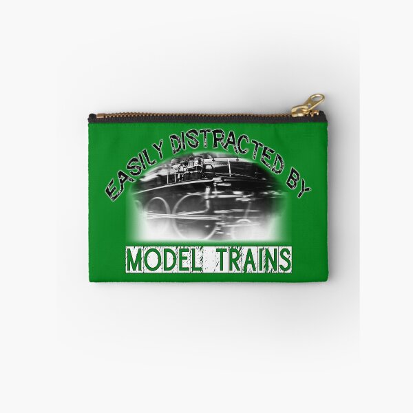 Item preview, Easily distracted by model trains classic steam locomotive stylish train design designed and sold by UrTops.