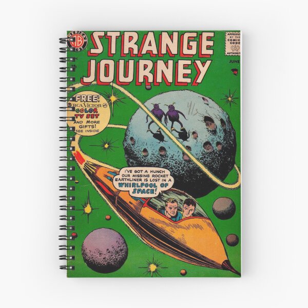 Item preview, Vintage golden age horror comic book Strange Journey designed and sold by beachcamper.