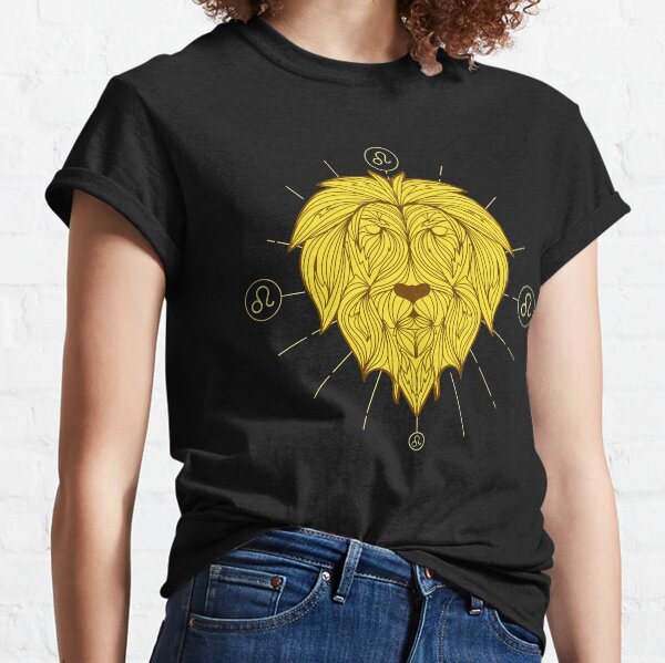 Leo birthday for men Lion zodiac graphic Classic T-Shirt