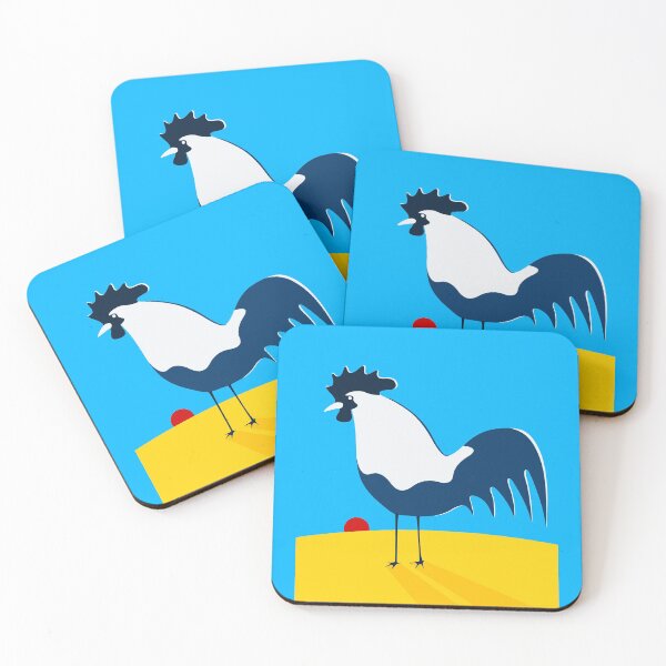 Item preview, Th Imaginary Blue Rooster (Dusk) designed and sold by On-The-Roof.