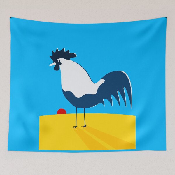 Item preview, Th Imaginary Blue Rooster (Dusk) designed and sold by On-The-Roof.