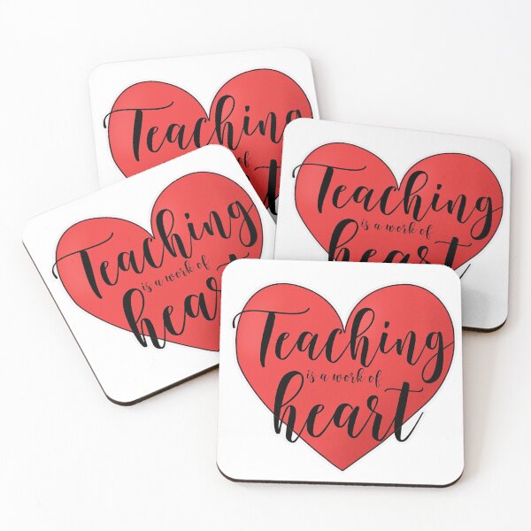 Item preview, Teaching is a work of heart designed and sold by Gotafeeling.