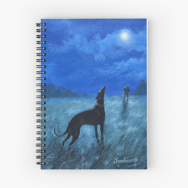 Item preview, Black dog blue moon.. designed and sold by The Art of Steve Sanderson.
