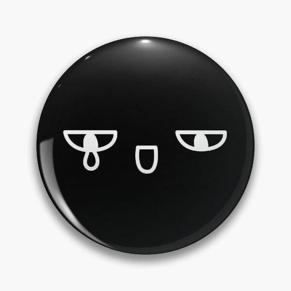 Item preview, Cute Kawaii Face - Japanese Style Face Emoji - Black & White designed and sold by SnazzyStyles.