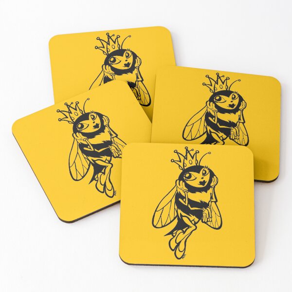 Item preview, Queen Bee--Just a Little Bit Extra Black Outline designed and sold by RJKpoyp.