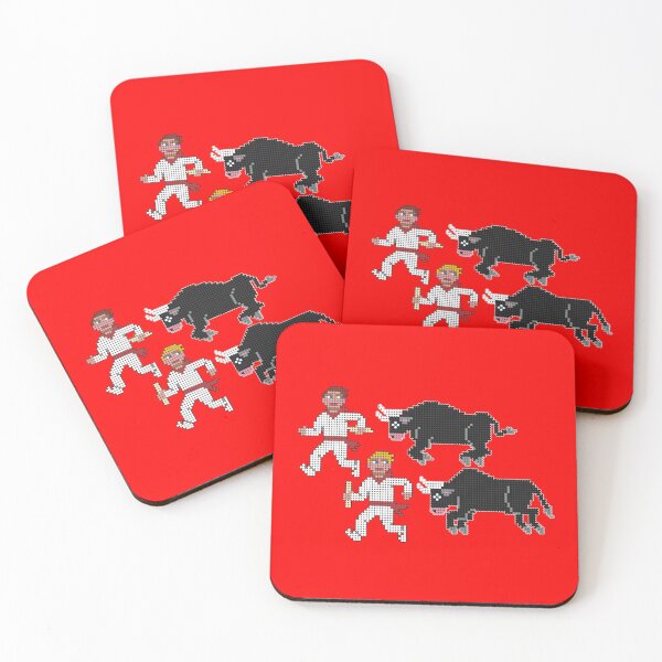 Item preview, Running of the bulls in Pamplona designed and sold by chachipirumis.