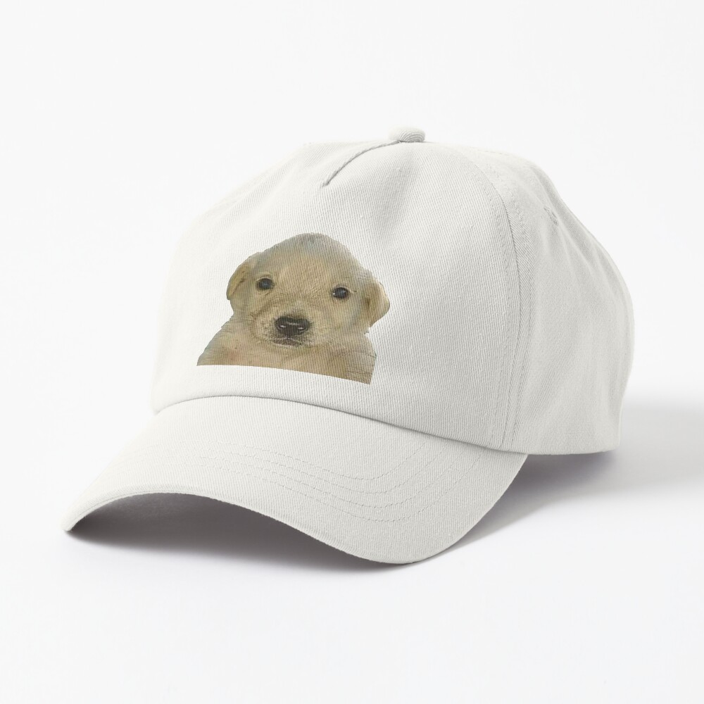 hat with dog on it
