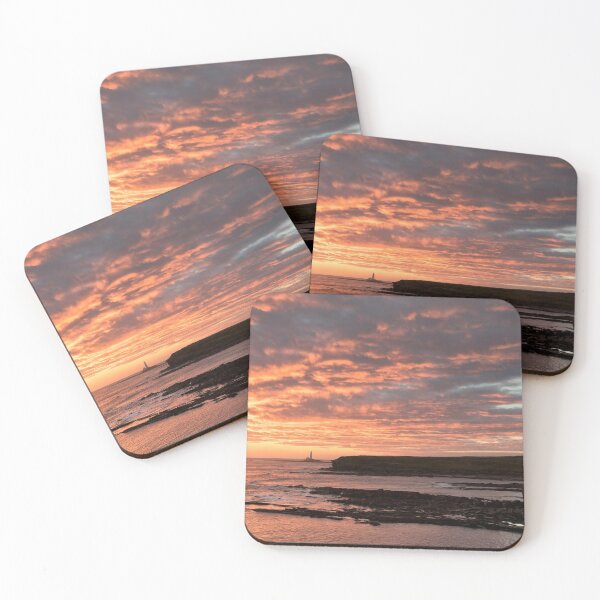 Item preview, November sunrise over Collywell Bay designed and sold by Violaman.