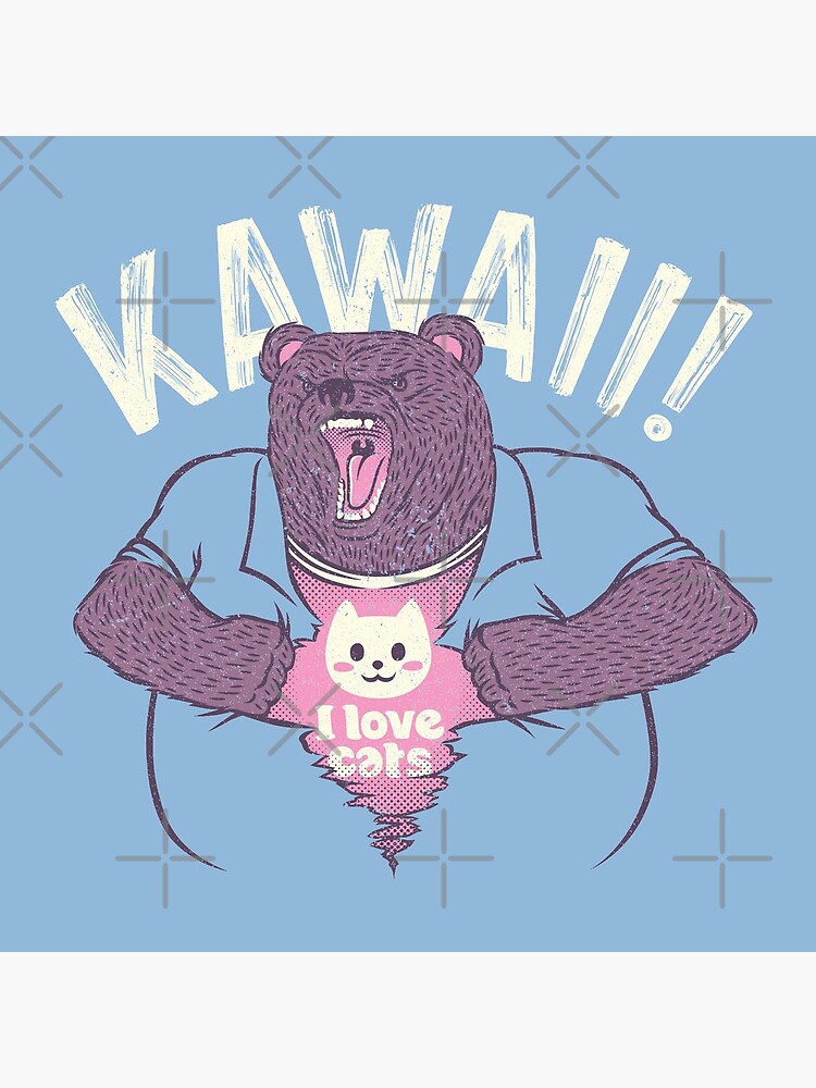 Thumbnail 5 of 5, Acrylic Block, Mad Bear I Love Cats Inside designed and sold by tobiasfonseca.