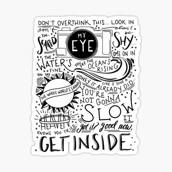 Item preview, Don't Overthink This... Look in My Eye  designed and sold by itslothqueen.