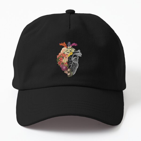 Flower Heart Spring Dad Hat