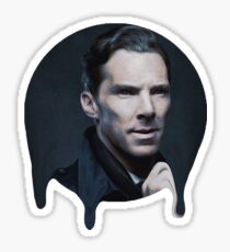Benedict Cumberbatch- Dripping Portrait Sticker