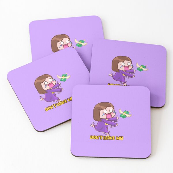 Item preview, Running Girl After Flying Money designed and sold by Wishinglob.
