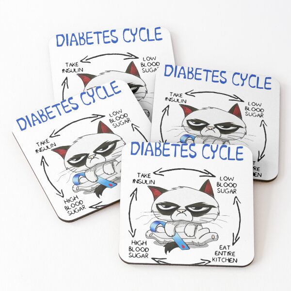 Item preview, Cat Diabetes Cycle Take Insulin High Blood Sugar designed and sold by Balll130.