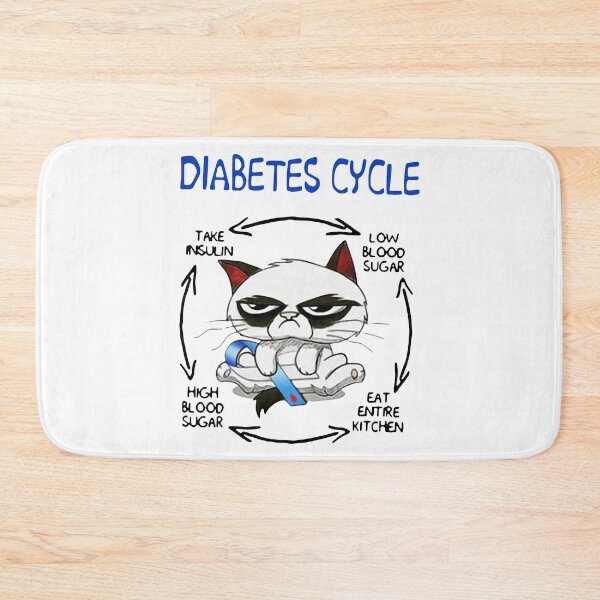Item preview, Cat Diabetes Cycle Take Insulin High Blood Sugar designed and sold by Balll130.