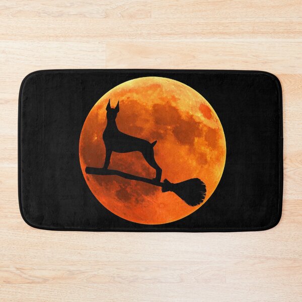 Item preview, Doberman Dog Silhouette Moon Halloween Dobermann designed and sold by alaechamlal.
