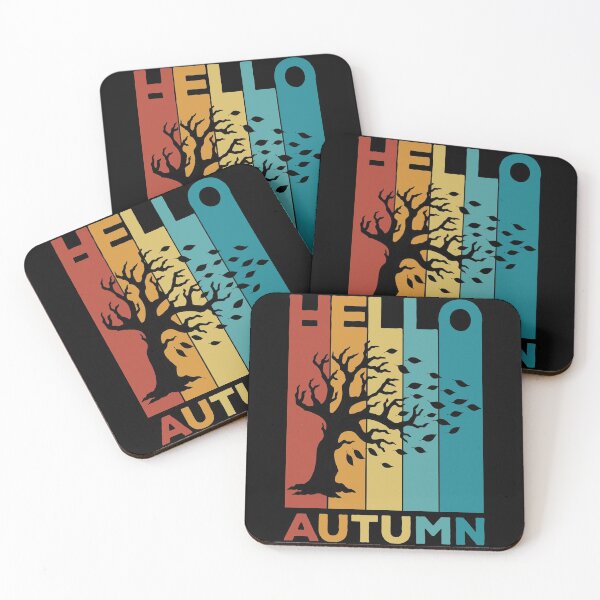 Item preview, Hello Autumn - Retro Vintage Design for Fall lovers designed and sold by Kipcio.
