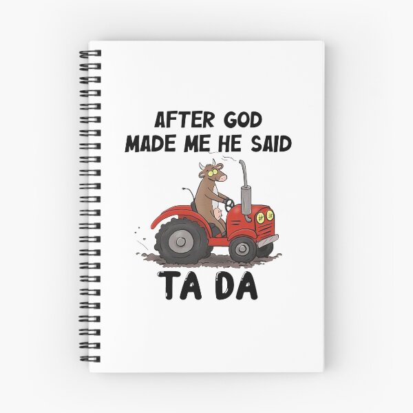 Item preview, Cow Driving Tractor After God Made Me He Said Ta designed and sold by Balll130.
