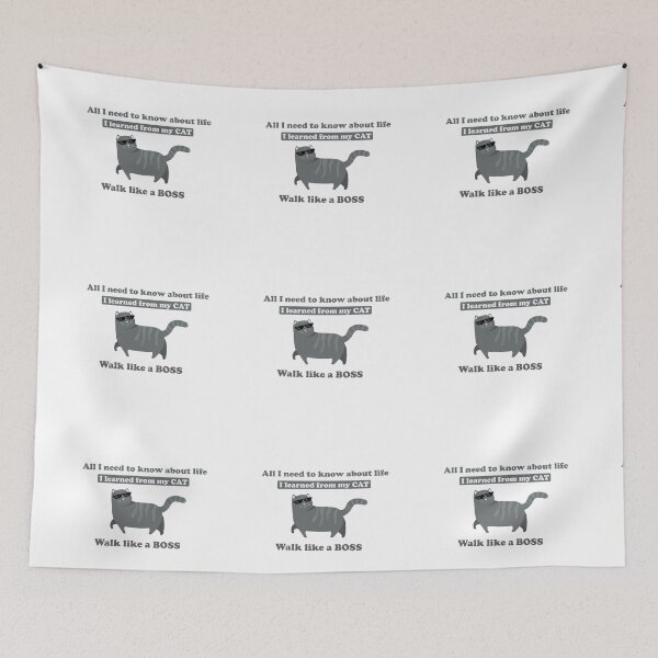 Item preview, All i need to know about life i learned from my cat designed and sold by BluessDesi Designer.