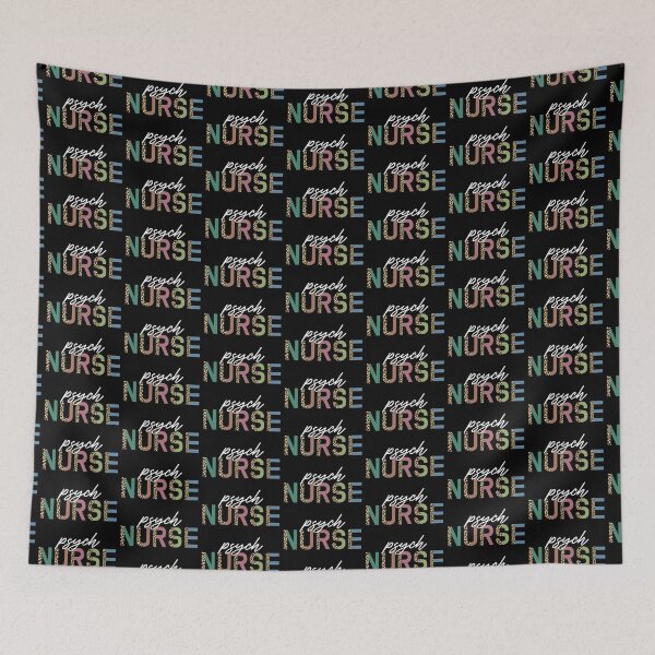 Item preview, Psych nurse Psychiatric nurse Cheetah leopard print | Mental Health Nurse | Gift for mental health Nurse and psych nurses designed and sold by Violet Treasures.