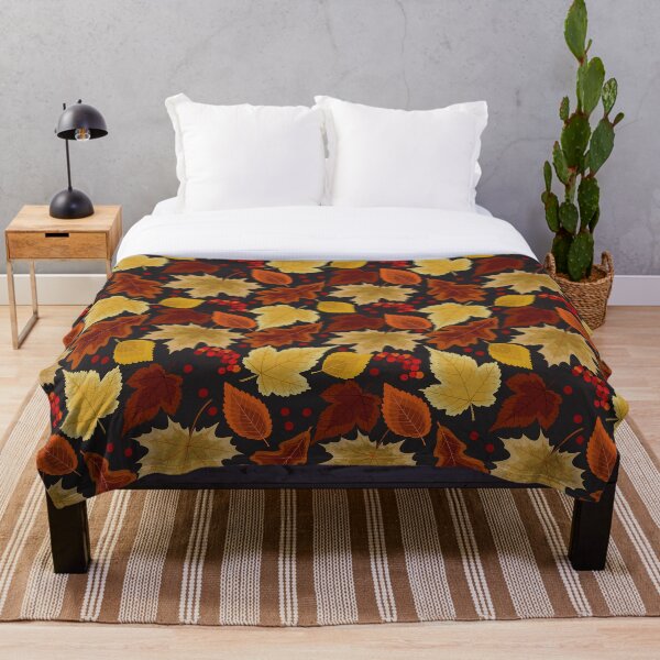 Item preview, Dark pattern of the autumn leaves designed and sold by Vasmilart.