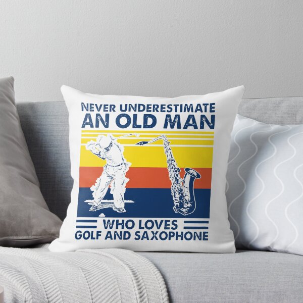Item preview, Never Old Man Who Loves Golf And Saxophone Vintage designed and sold by Balll130.