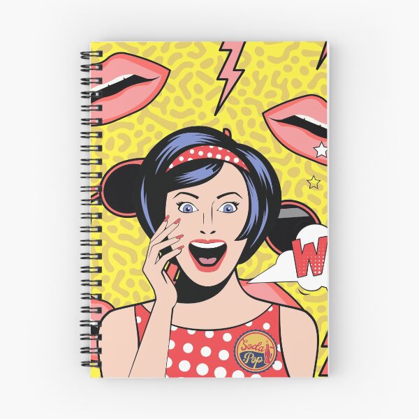 Aperçu de l'œuvre Pop Art Fille créée et vendue par CurlyFayeDesign.