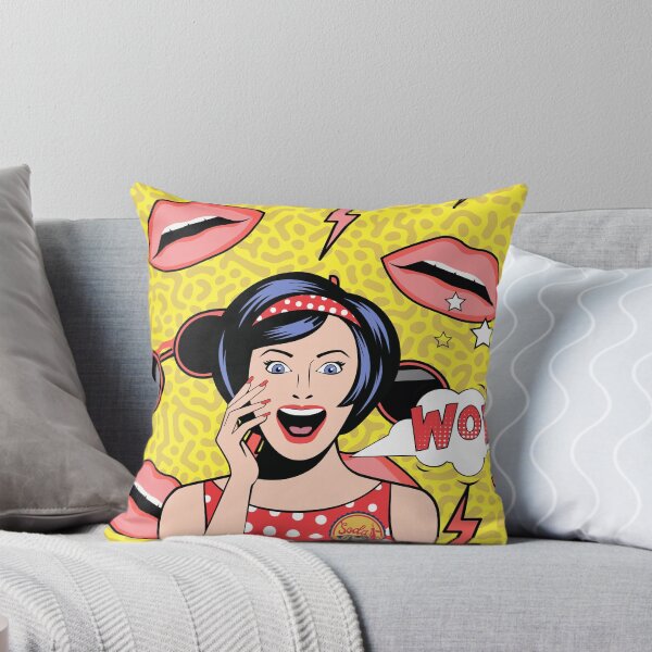 Aperçu de l'œuvre Pop Art Fille créée et vendue par CurlyFayeDesign.