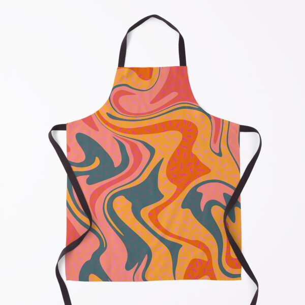 Item preview, DOUBLE WAVE Abstract groovy retro art designed and sold by Emily Zigo.