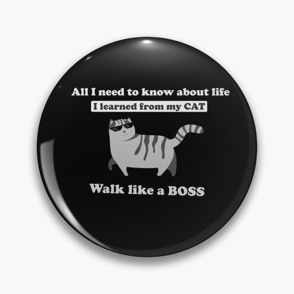 Item preview, All i need to know about life i learned from my cat designed and sold by BluessDesi Designer.