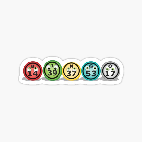I Am Going to Bingo Sticker