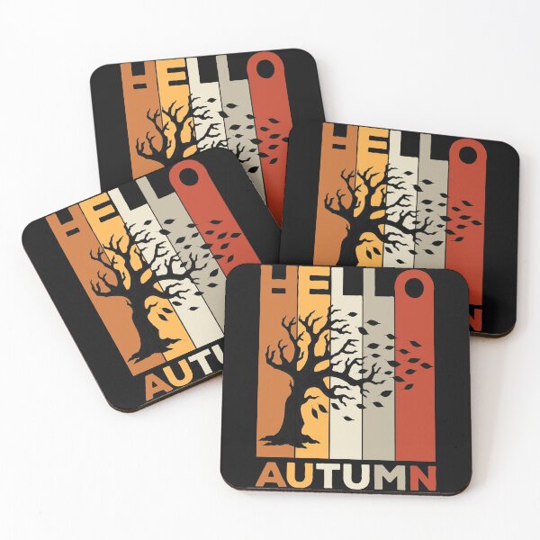 Item preview, Hello Autumn - Retro Vintage Design for Fall lovers designed and sold by Kipcio.
