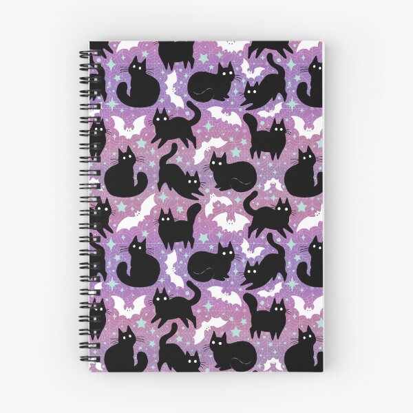 Item preview, Pastel Halloween with Black Cats designed and sold by dragonstarart.
