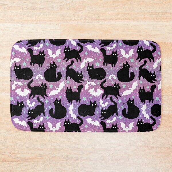 Item preview, Pastel Halloween with Black Cats designed and sold by dragonstarart.