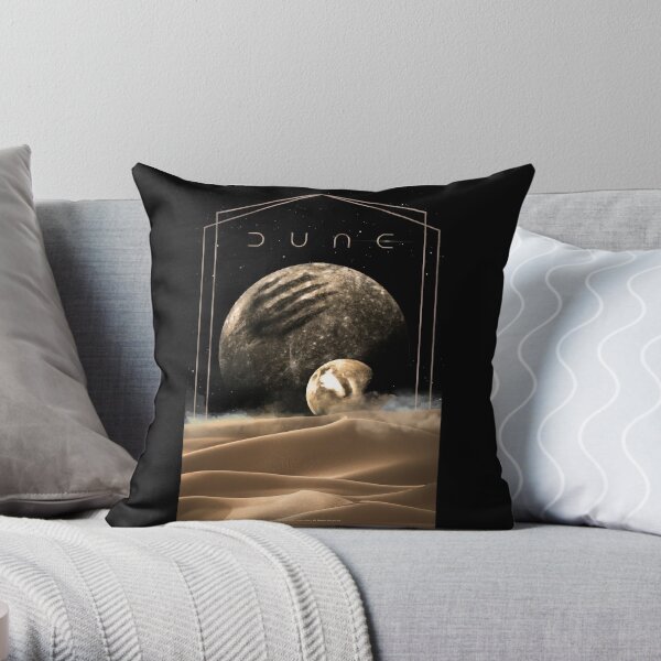 Dune Moons Throw Pillow