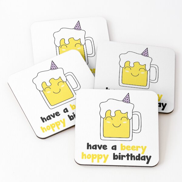 Item preview, Have a beery hoppy birthday designed and sold by dottyshop.