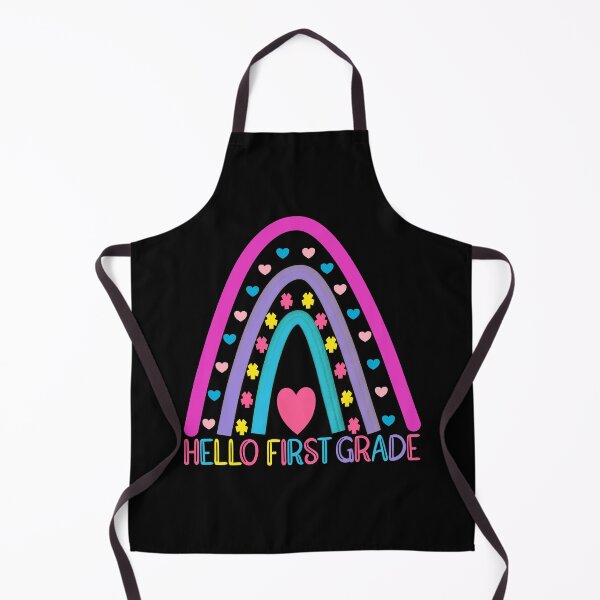 Item preview, Hello FIRST 1St grade leopard rainbow funny teacher Hello Third Grade , First Day of School, Back to School, Kid, Teacher T-shirtacher designed and sold by KHELISTORE.