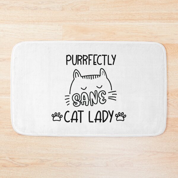 Item preview, Purrfectly Sane Cat Lady designed and sold by InkonoStore.