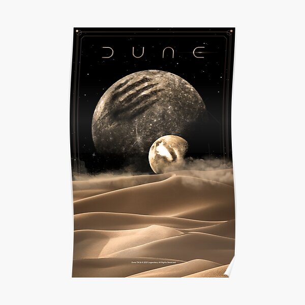 Lunes des dunes Poster