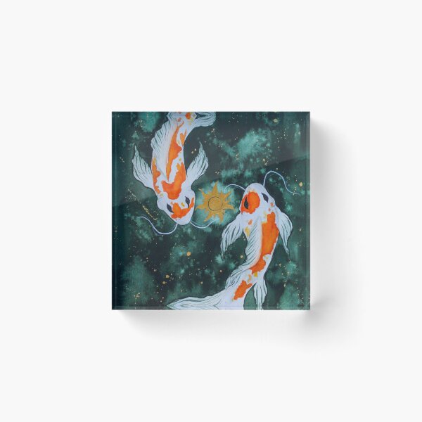 Item preview, Pisces zodiac watercolor painting designed and sold by EverAfterArtAli.