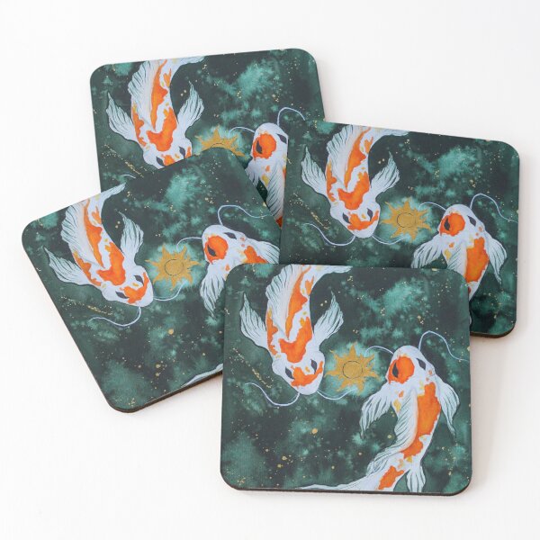 Item preview, Pisces zodiac watercolor painting designed and sold by EverAfterArtAli.