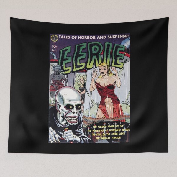 Item preview, Vintage golden age horror comic book Eerie  designed and sold by beachcamper.