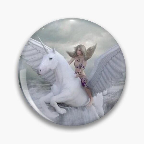 Item preview, Beautiful White Unicorn Pegasus designed and sold by RBDESIGN SHOP.