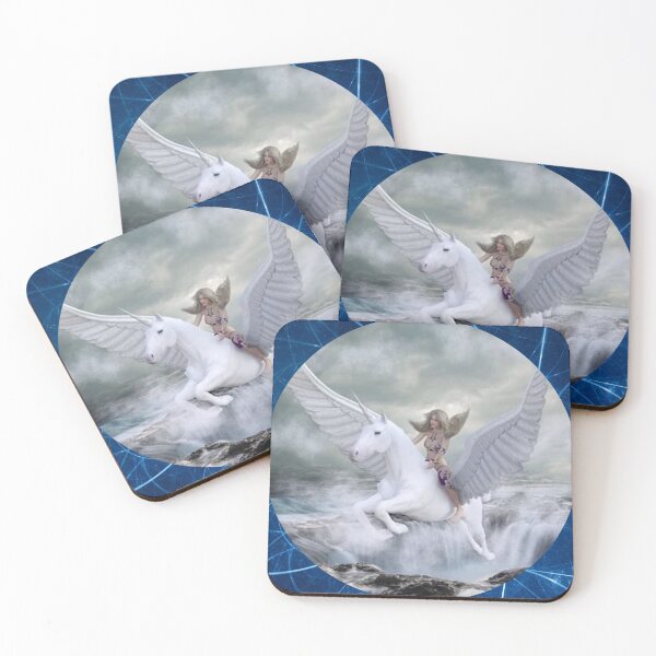 Item preview, Beautiful White Unicorn Pegasus designed and sold by RBDESIGN SHOP.